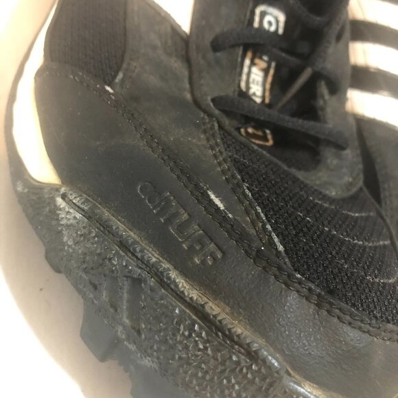 ADIDAS Cleats Mens Size 12 Black White Adituff Athletic Shoes - Picture 7 of 13